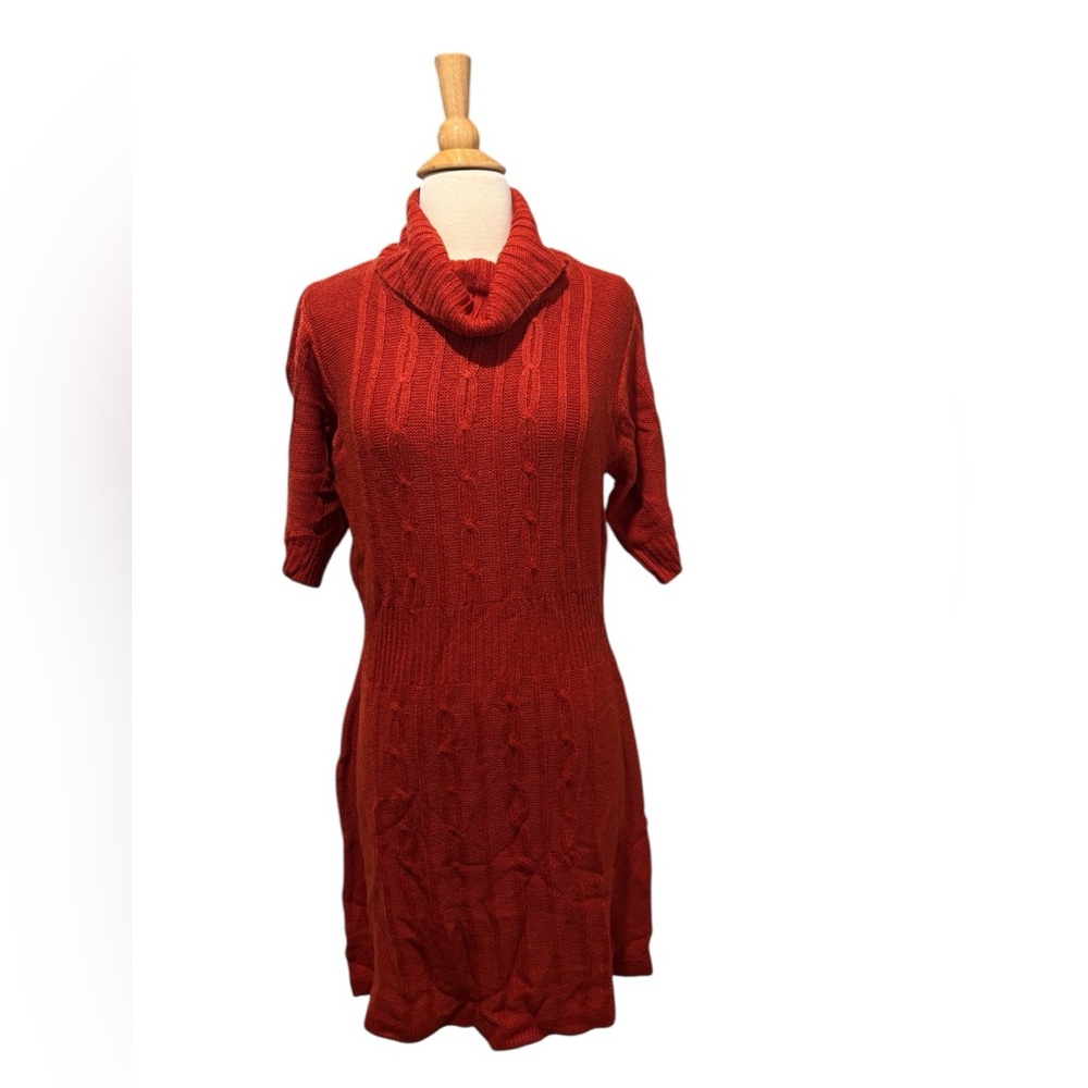 Derek Heart Red Cable Knit Plus Size Sweater Dres… - image 2